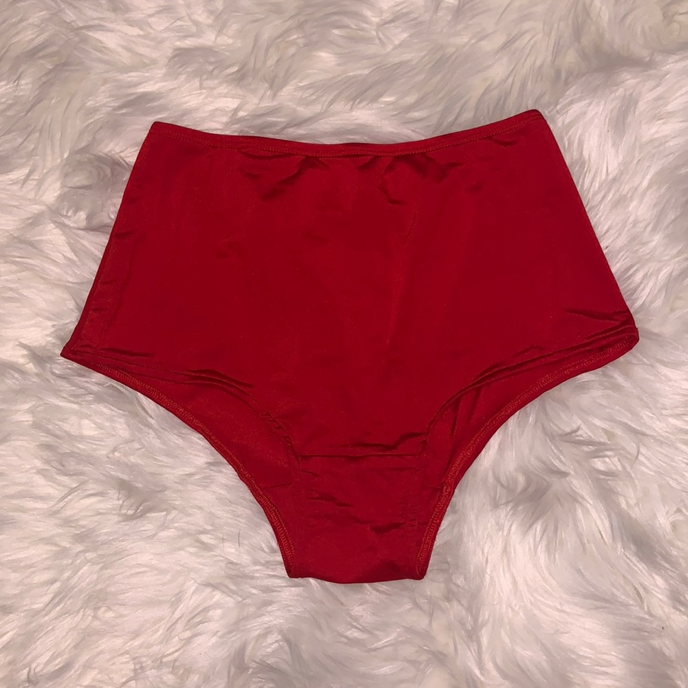 MESHKI high rise swim bottoms!
